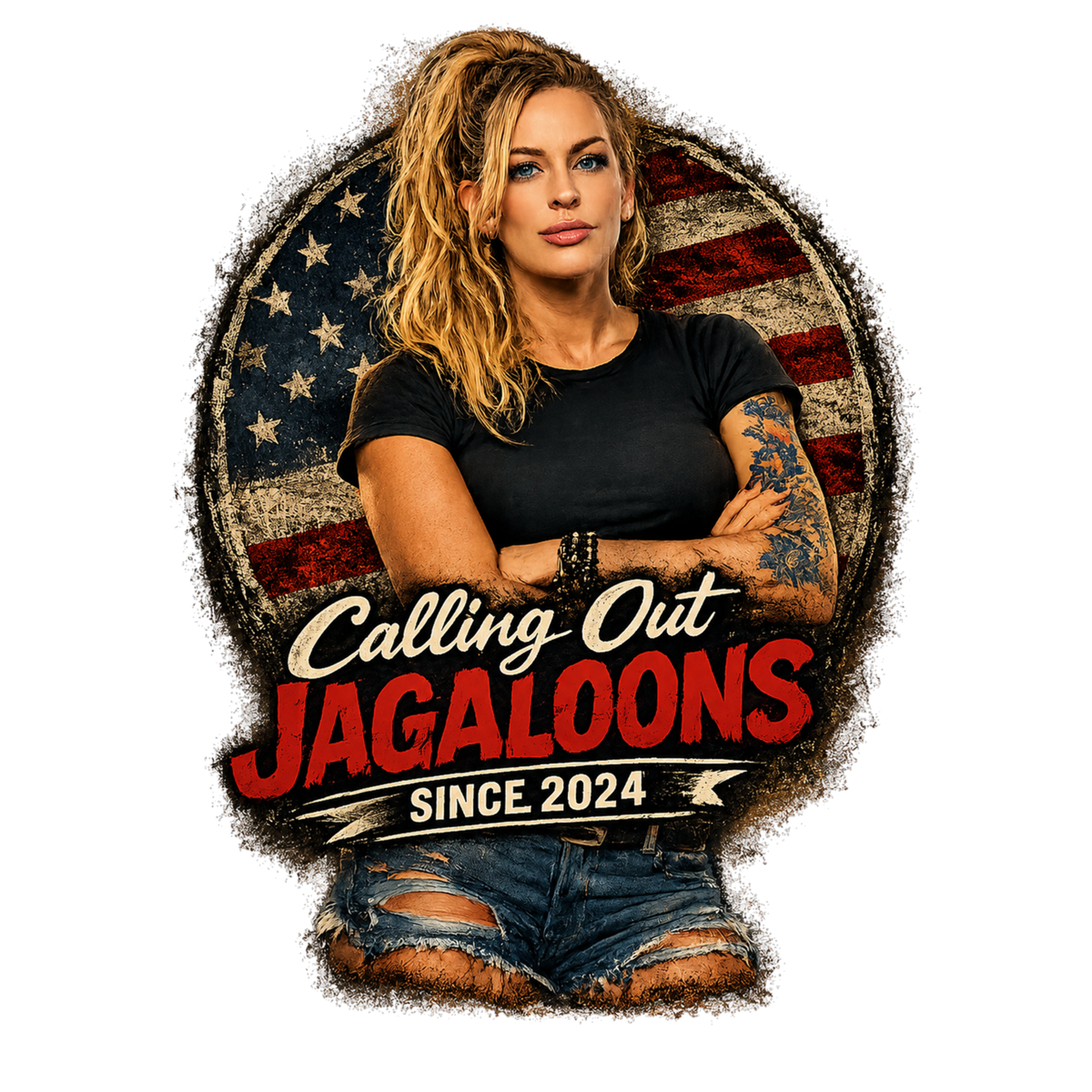 Jagaloons Cropped Tee merch preview.